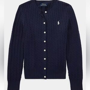 Polo Ralph Lauren Cotton Cardigan in Navy